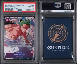 2024 ONE PIECE OP09-EMPERORS IN THE NEW WORLD TREASURE RARE ZORO-JUUROU PSA 10 - Image 3