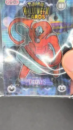 Deoxys - Pokemon Halloween Collectoons 3D Lenticular Card - Peru - Image 3