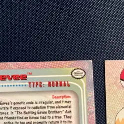 EEVEE #133 Pokemon Card TCG Topps TV Animation both (SET OF 2) 1 foil holo - Image 5
