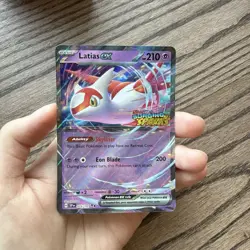 Pokemon TCG Latias EX Double Rare Card 076/191 Surging Spark Stamped - Image 1