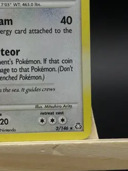 Pokemon Legends Awakened Dragonite Holo Rare Card 2/146 2008 - Image 4