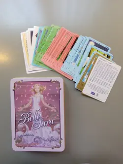 Bella Sara Empty Tin Lot of 40 Cards, Inserts, Stickers, etc. - Image 1