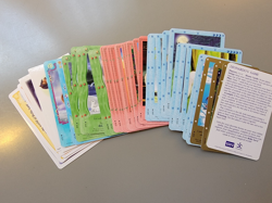 Bella Sara Empty Tin Lot of 40 Cards, Inserts, Stickers, etc. - Image 2