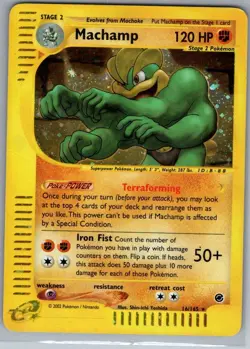 Machamp 16/165 Holo Expedition - Pokemon Card - LP - Image 1
