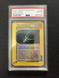 Time Shard - 135/147 - Pokemon Aquapolis Reverse Holo Rare Card PSA - Image 1