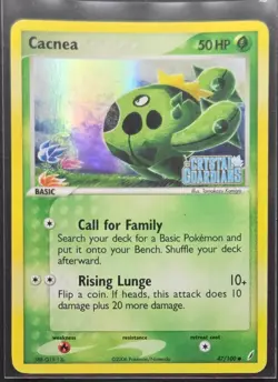 Cacnea 47/100 EX Crystal Guardians Reverse Holo 2006 Pokemon - Image 1