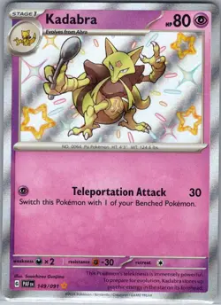 Kadabra 149/091 SV: Paldean Fates - Pokemon Card - NM - Image 1