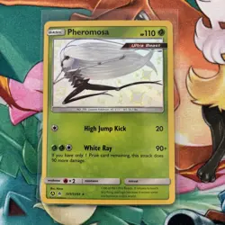 Pokemon Card Pheromosa SV5/SV94 Shiny Holo Rare Hidden Fates NM/M Condition - Image 1