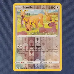 Stantler 125/189 - Astral Radiance - Common Reverse Holo Pokemon Card - NM - Image 1