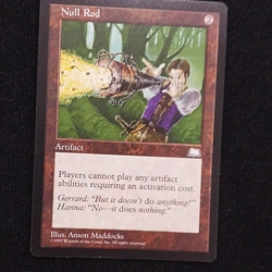 Magic: The Gathering Null Rod Artifact Regular EN 1997 Anson Maddocks - Image 1
