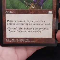 Magic: The Gathering Null Rod Artifact Regular EN 1997 Anson Maddocks - Image 3