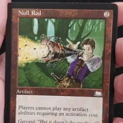 Magic: The Gathering Null Rod Artifact Regular EN 1997 Anson Maddocks - Image 4