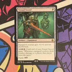 Vorpal Sword 124 Rare Adventures in the Forgotten Realms Magic: The Gathering NM - Image 1