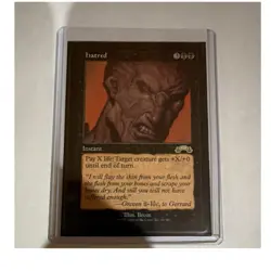 Wizards of the Coast Hatred 64 Exodus Rare Black Instant Regular Brom EN - Image 1