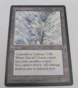 Glacial Chasm - Magic The Gathering MTG - Ice Age - Image 1