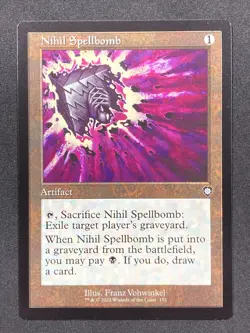 🔥MTG Nihil Spellbomb (Retro Frame) - Commander: The Brothers' War NEAR MINT🔥 - Image 1