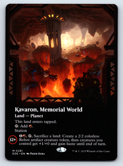 Kavaron, Memorial World Borderless - Edge of Eternities - MTG - Image 1