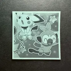S2549 Eevee Holo No.15 Japanese Pokemon Wafer Sticker - Image 2