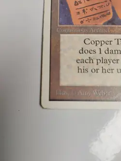 MTG Copper Tablet Unlimited Magic the Gathering 1993 - Image 3