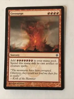 Geosurge X1 New Phyrexia NM Condition Magic Gathering - Image 1
