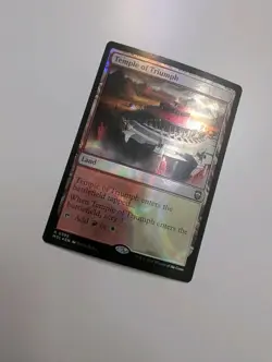 MTG - Temple of Triumph (Ripple Foil) - Commander: Modern Horizons 3 NM/M Cond - Image 2