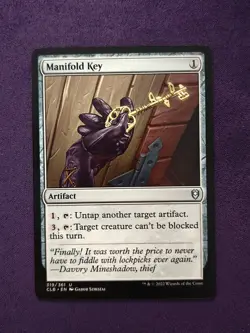 Manifold Key U Commander Legends: Battle for Baldur's Gate 319 NM MTG - Image 1