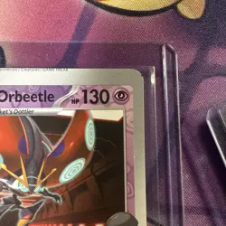 Pokemon MISPRINT Team Rocket’s Orbeetle 089/182 Reverse Holo Destined Rivals NM - Image 4