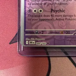 Pokemon MISPRINT Team Rocket’s Orbeetle 089/182 Reverse Holo Destined Rivals NM - Image 5