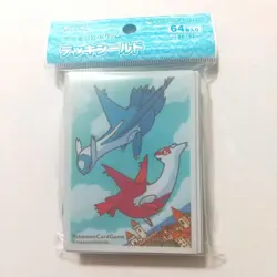 Latias Latios Deck Shield 64 Sleeves Pokemon Center Sun Moon Limited Japan - Image 1