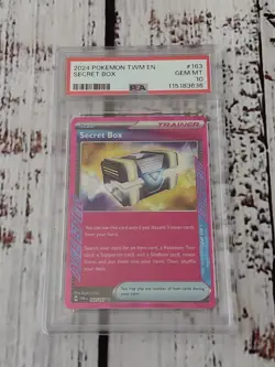 2024 POKEMON TWM EN-TWILIGHT MASQUERADE #163 SECRET BOX PSA 10 - Image 1