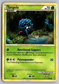Tangela 72/95 Common Call of Legends Pokemon Lightly Played - Image 1