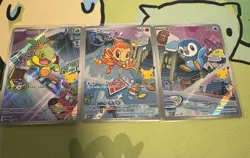 Pokemon First Partner piplup turtwig chimchar Promos NM 30th 4th gen 40 41 42 - Image 1