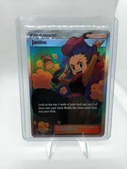 Janine 210/214 Ultra Rare Unbroken Bonds Pokemon Near Mint - Image 1