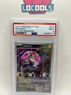 MIRAIDON #013 PSA 9 • 2023 POKEMON SVP EN-Scarlet Violet Elite Trainer Box - Image 1