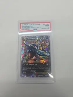 Pokemon M Sharpedo EX Premium Coll. Black Star Holo Promo XY200 PSA 9 Mint - Image 1