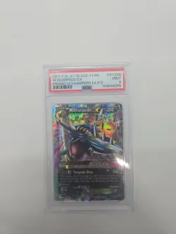 Pokemon M Sharpedo EX Premium Coll. Black Star Holo Promo XY200 PSA 9 Mint - Image 4
