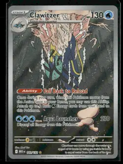 Pokemon ME01: Mega Evolution NM Clawitzer Illustration Rare ME01: Mega Evolution - Image 1