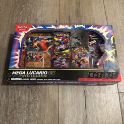 Mega Lucario EX Figure Collection Factory Sealed TCG Pokemon - Image 1