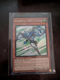 yugioh TCG Elemental HERO Stratos BLC1-EN003 - Image 1