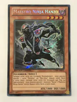 Carte Yu-Gi-Oh - JCC - Maestro Ninja Hanzo - CT09-FR003 - Image 1