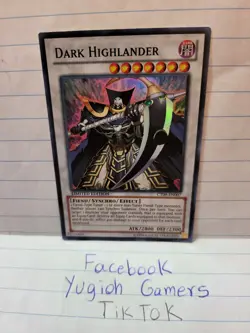 Yu-Gi-Oh Dark Highlander CT09 Super Rare Light Played - Image 1