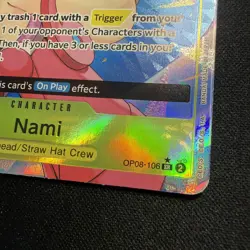 One Piece Nami (Parallel) OP08-106 Two Legends Foil - Image 4