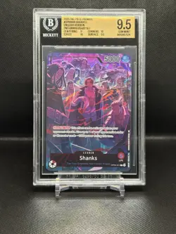 2025 ONE PIECE ENGLISH VERSION 2ND ANNIVERSARY SET #001 SHANKS BGS 9.5 - Image 1