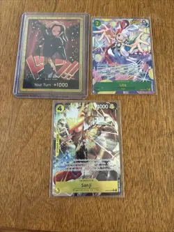 Nico Robin Gold Don + Uta Alt + Sanji Alt One Piece Tcg - Image 1