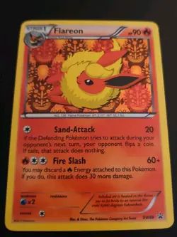 Pokemon Flareon BW88 - Black and White Holo - Black Star Promo LP - Image 1