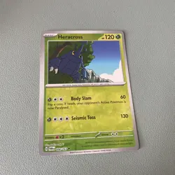 Heracross - Pokemon TCG 008/167 Reverse Holo Card Twilight Masquerade NM - Image 1