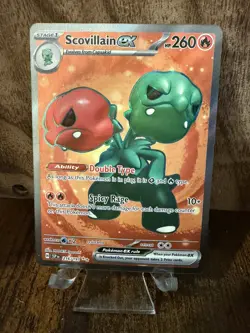 Scovillain ex 216/191 NM Sv08: Surging Sparks Holo Pokemon Card - Image 1