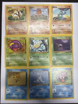 Pokemon TCG Base Set Lot - 9 Card Lot Pokemon - Image 1
