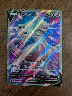 Mewtwo V SWSH229 Sword & Shield Promo Holo Rare Pokemon Card NM - Image 1