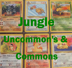 Jungle Set - Common & Uncommon Cards - Complete your Master Set! Pokemon TCG - Image 1